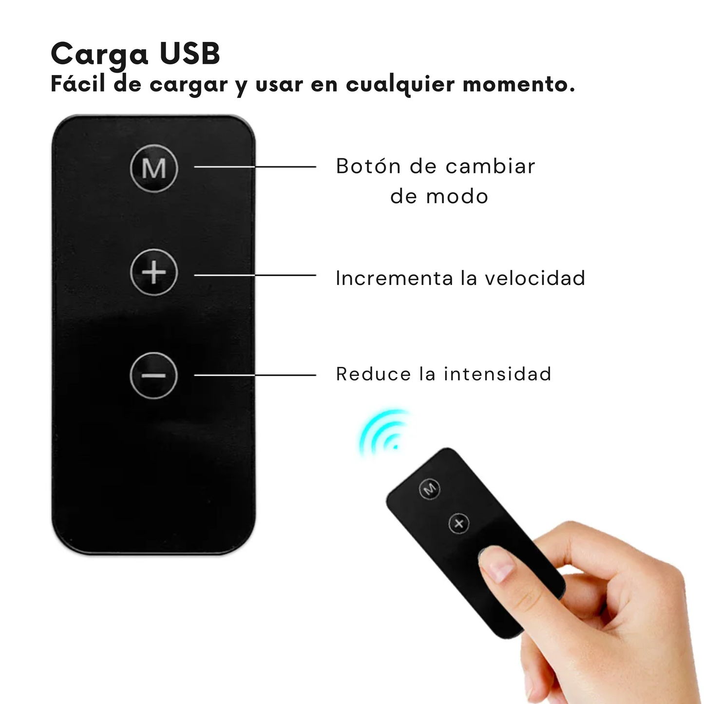 Mini masajeador eléctrico